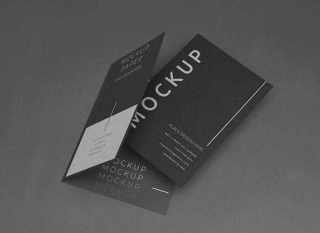 PSD corporation stationery mock-up arrangement