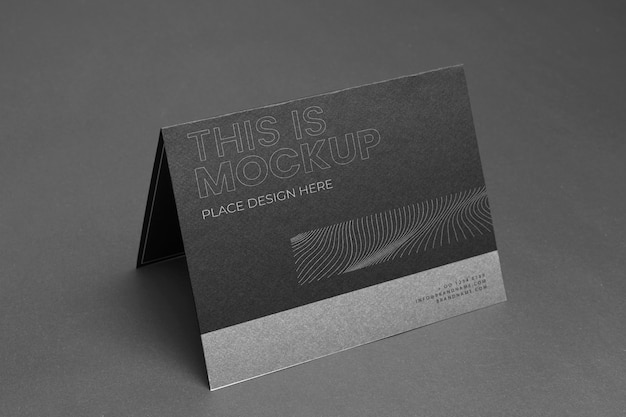 PSD corporation stationery mock-up composition