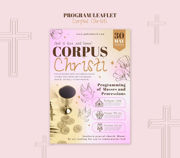 PSD corpus christi sjabloonontwerp