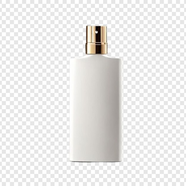 PSD cosmetic bottle isolated on transparent background