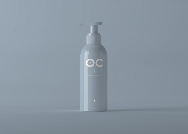 PSD cosmetic bottle mockup