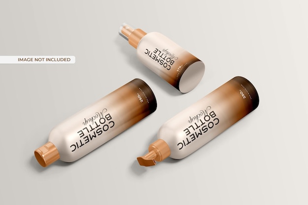 Cosmetic Bottle Mockup