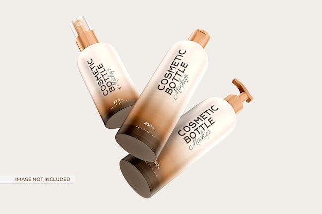 Bottiglia cosmetica mockup