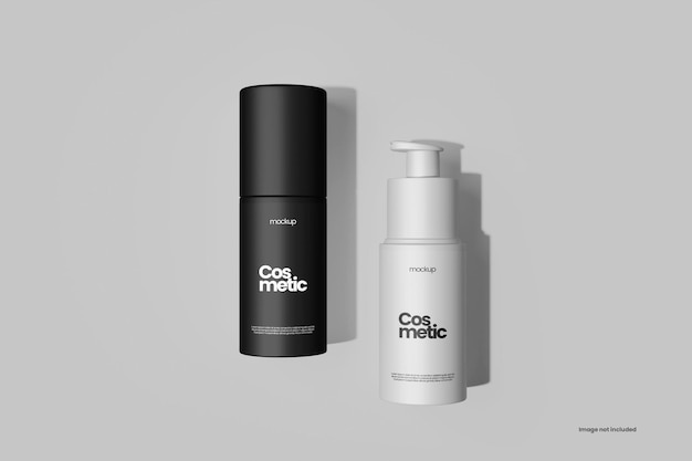 Cosmetic bottle mockup