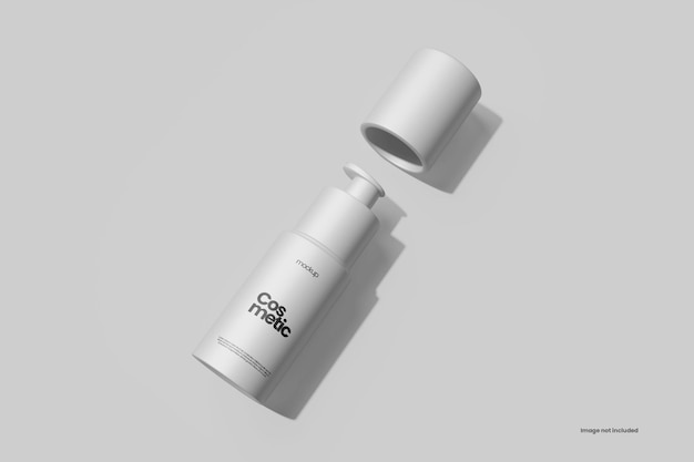 Cosmetic bottle mockup