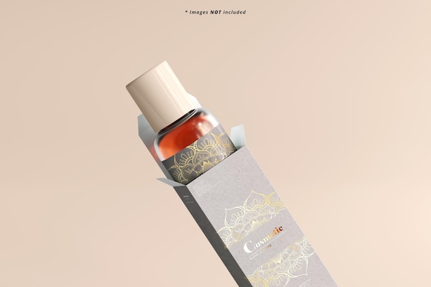 PSD cosmetic bottle mockup