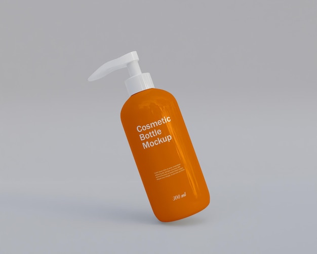 Cosmetic bottle mockup