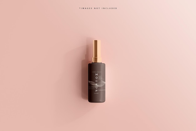 Mockup di bottiglia cosmetica