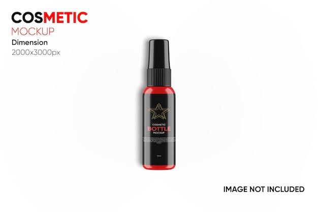 Cosmetic bottle premium psd mockup