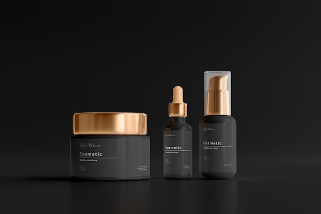 Cosmetic Branding Mockup Scene