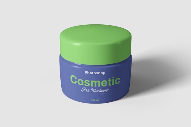 Cosmetic Cream Jar Mockup