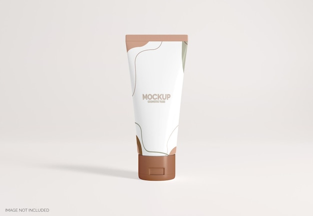 Cosmetic cream tube mockup