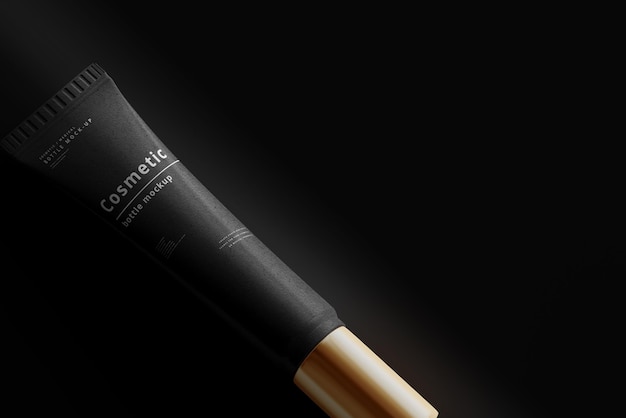 PSD cosmetic cream tube mockup