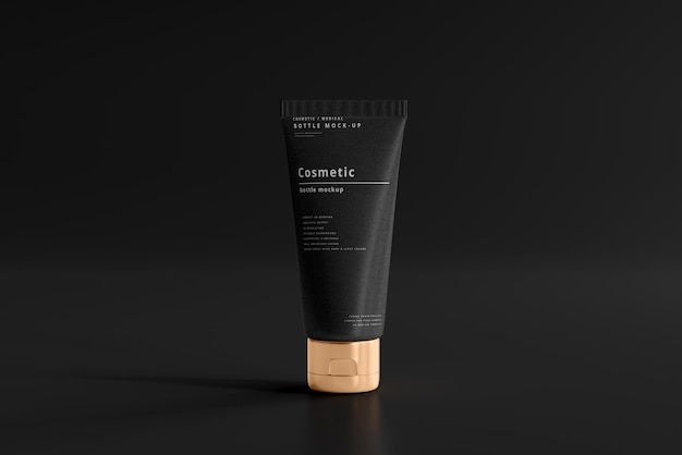 Cosmetic cream tube mockup