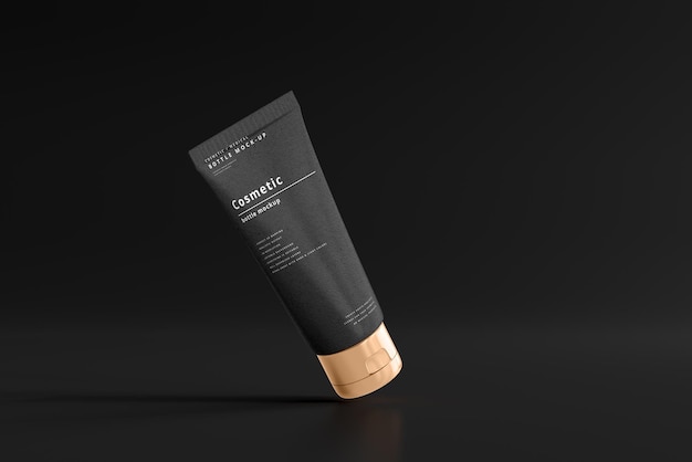 Mockup di tubo crema cosmetica