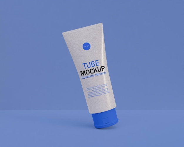 Cosmetic cream tube  mockup