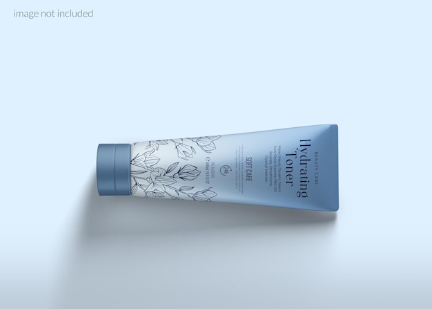 Cosmetic cream tube mockup