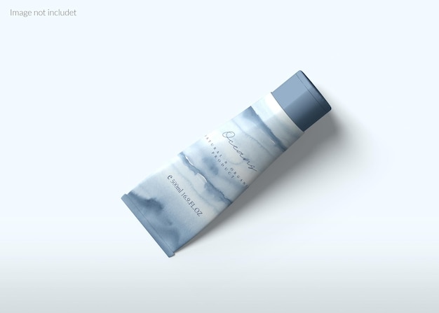 Cosmetic cream tube mockup