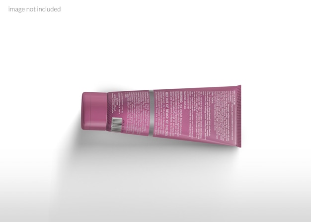 Cosmetic cream tube mockup