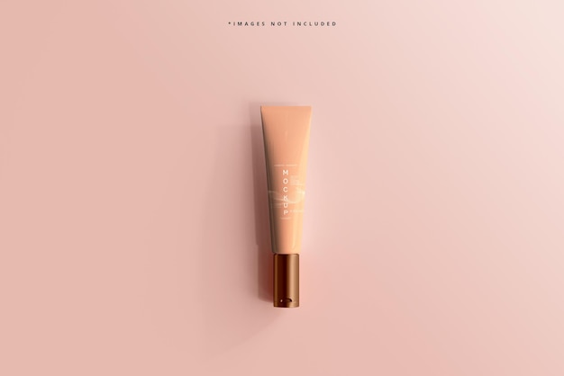 Cosmetic Cream Tube Mockup