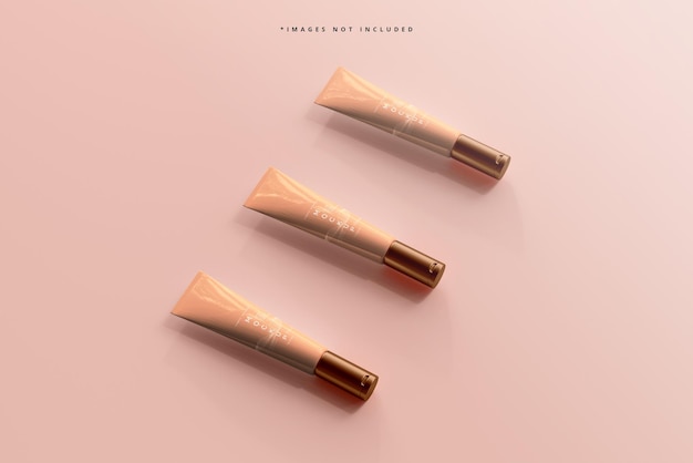 Mockup di tubo crema cosmetica