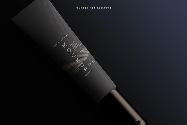 Cosmetic cream tube mockup