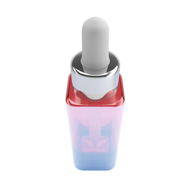 PSD cosmetic dropper bottle