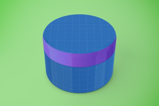 Cosmetic jar mockup