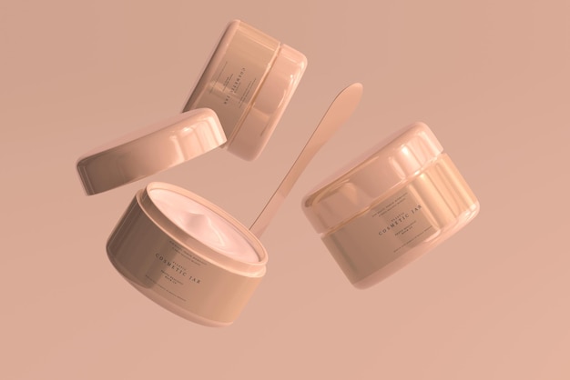 PSD mockup di barattolo cosmetico