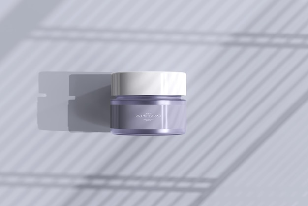 cosmetic jar mockup