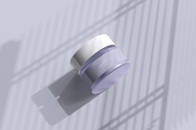 cosmetic jar mockup