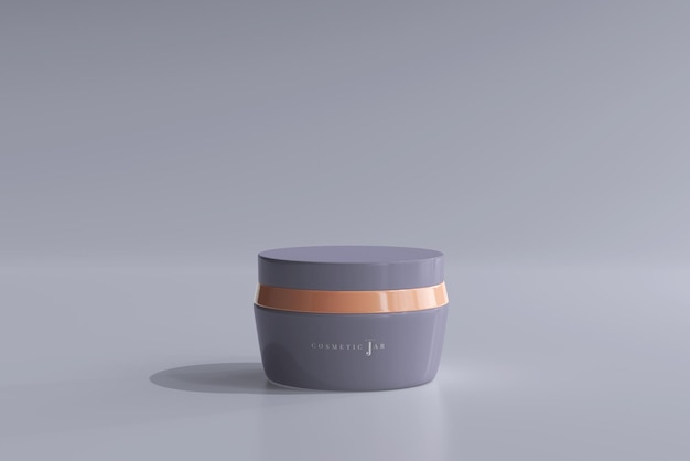 Cosmetic Jar Mockup