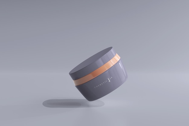 Cosmetic Jar Mockup