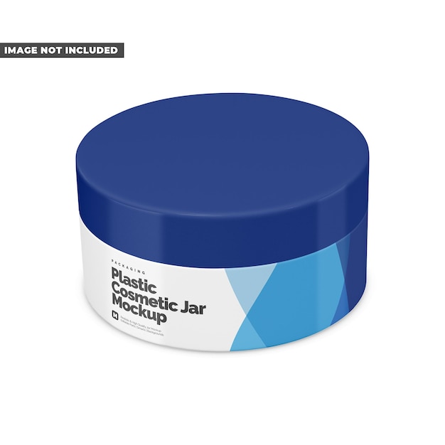 cosmetic jar mockup