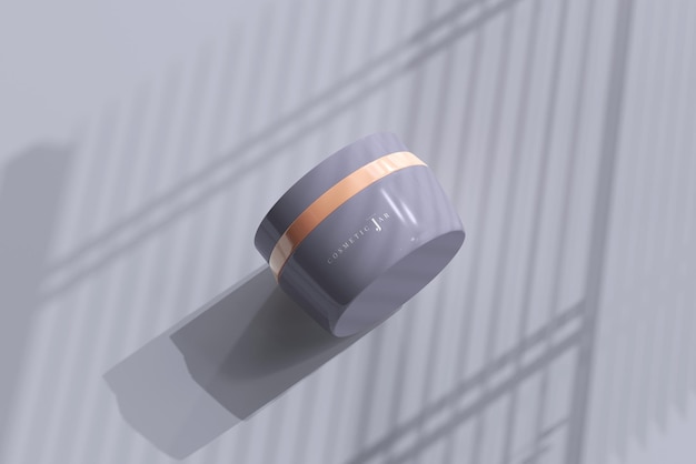 cosmetic jar mockup