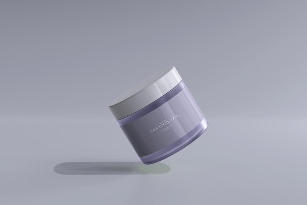 Cosmetic Jar Mockup