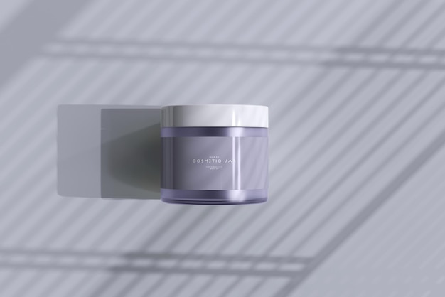 PSD cosmetic jar mockup