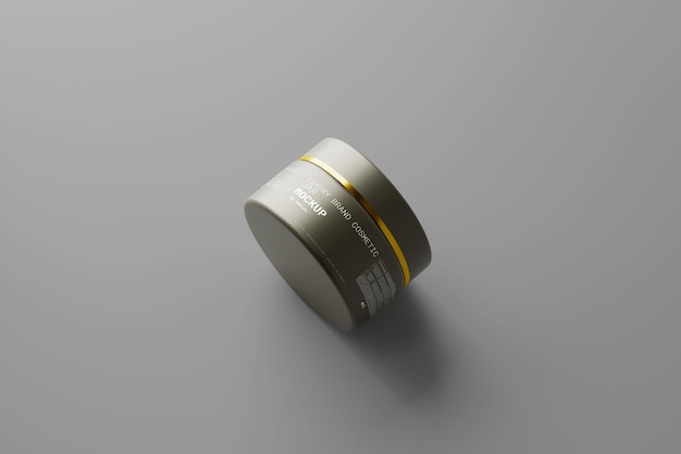 Cosmetic jar mockup