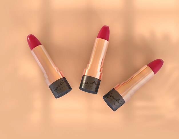 Cosmetic Lipstick Mockup