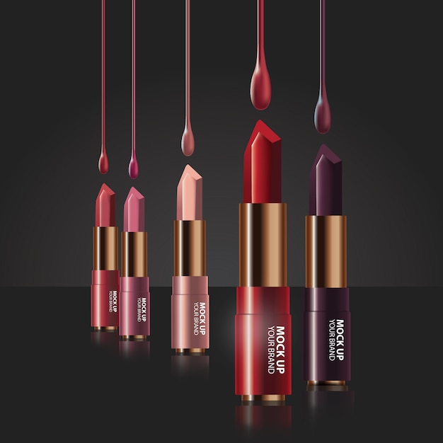 PSD cosmetic lipstick