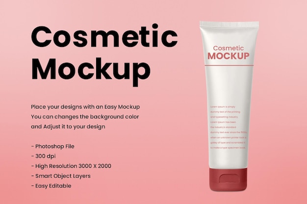 Mockup cosmetico