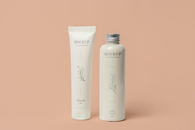 Cosmetic packaging mock-up arrangement