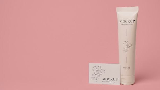 Cosmetic packaging mock-up arrangement