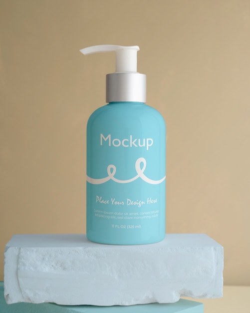 cosmetic packaging mockup