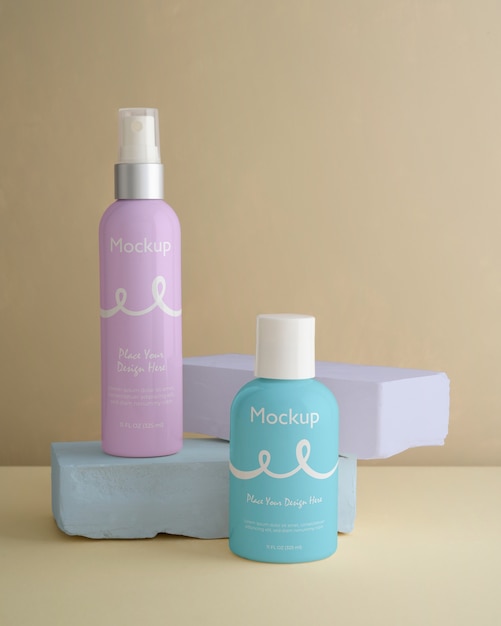 cosmetic packaging mockup