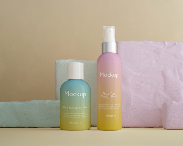 cosmetic packaging mockup