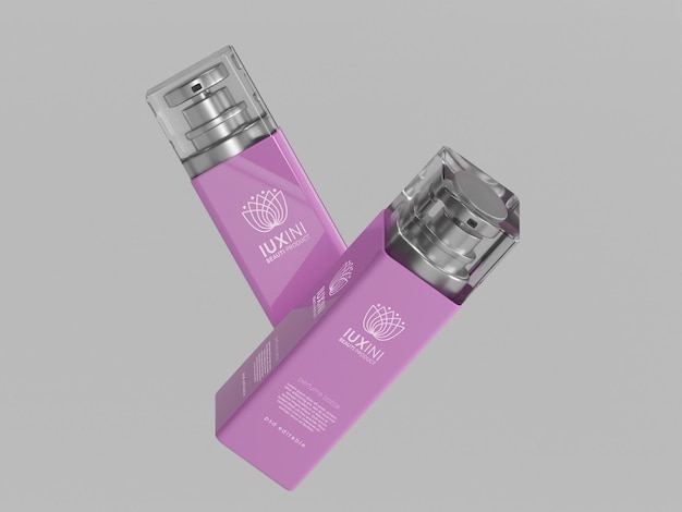 Mockup spray per profumo cosmetico