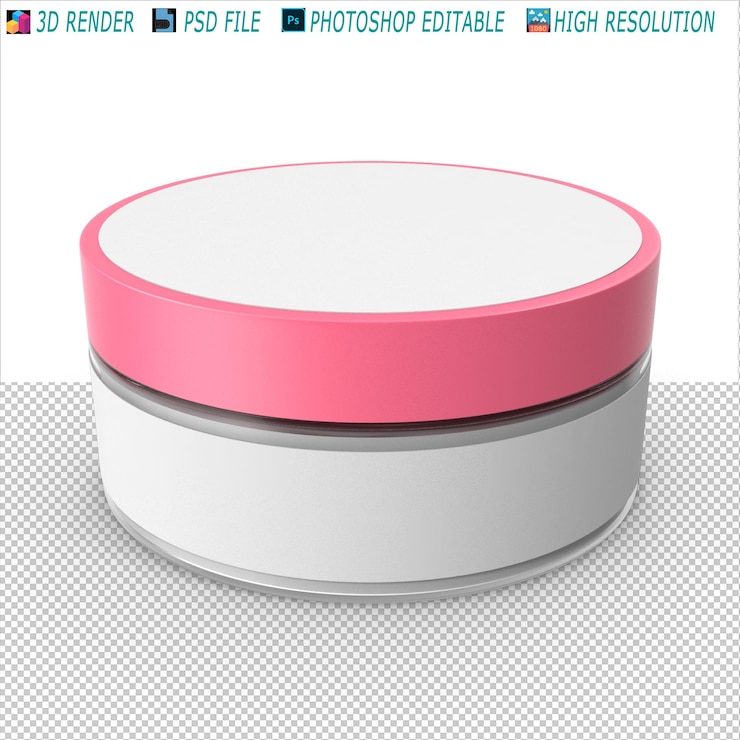 PSD косметический продукт 3d psd файл