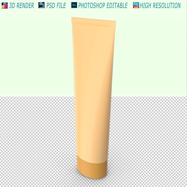 cosmetic product 3d psd file