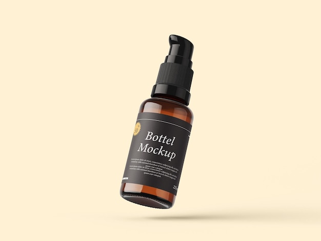 Cosmetic Product Bottle Mockup